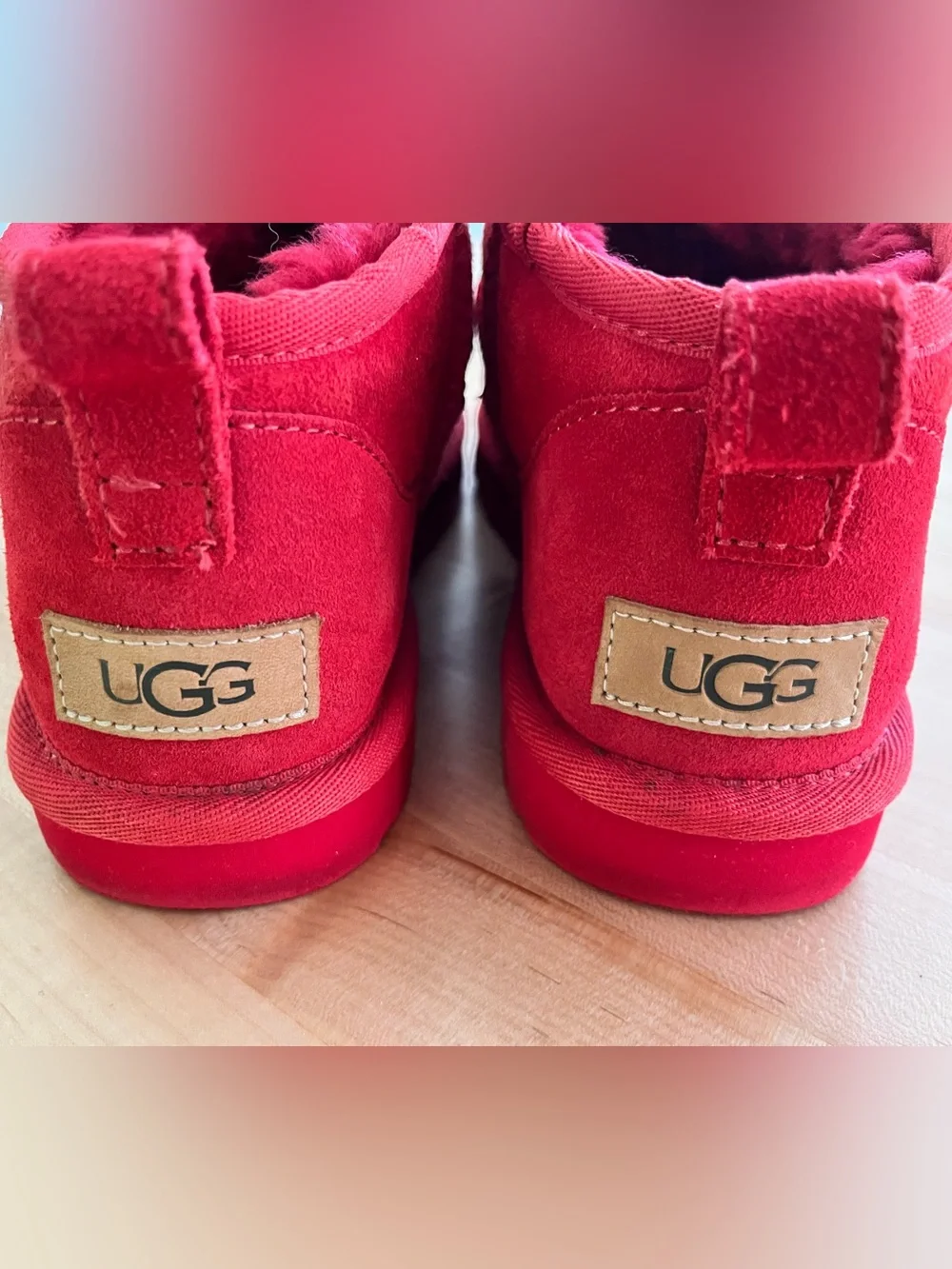 UGG Classic Ultra Suede Mini Boots, Sz 7